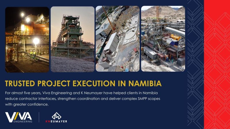 For almost five years, Viva Engineering and K Neumayer | Namibia have built a strong strategic partnership, delivering integrated engineering, fabrication and construction solutions across Namibia.